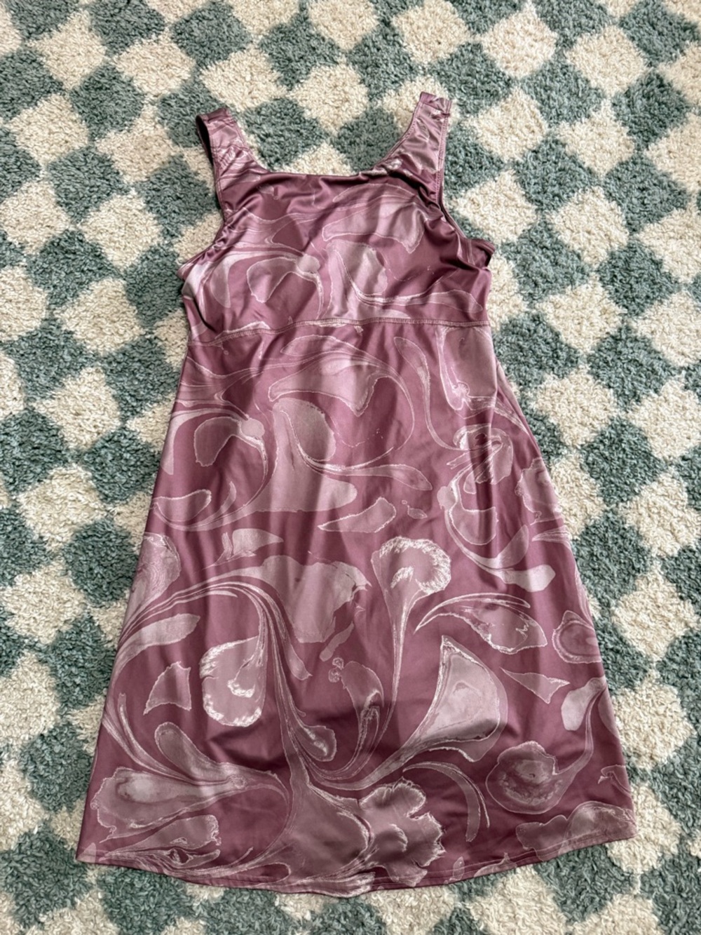 COLUMBIA Womens Valley Canyon Tank Dress Sporty Sun Dress Built In Shorts & Bra